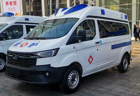 Αγορά Λευκό Ford Transit ασθενοφόρο 8 θέσεις Βενζίνη ιατρικό ασθενοφόρο online manufacture