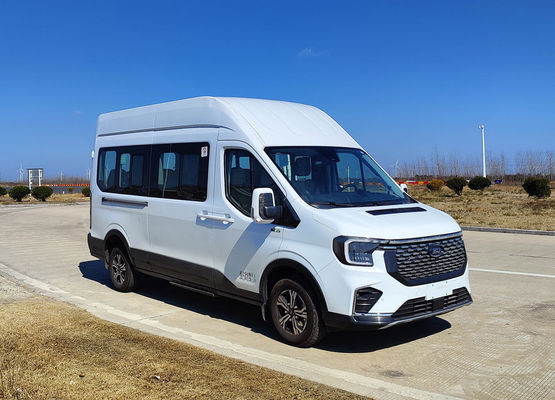 Λευκό Ford Transit Μίνι λεωφορείο 15 θέσεων Jiangling 10 θέσεων Μίνι λεωφορείο