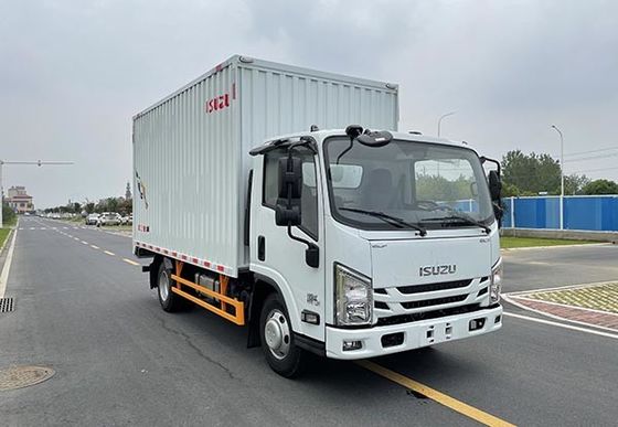 Αγορά Λευκό φορτηγό μονωτών 126HP 152HP Isuzu Box Vans φορτηγό αποστολής online manufacture
