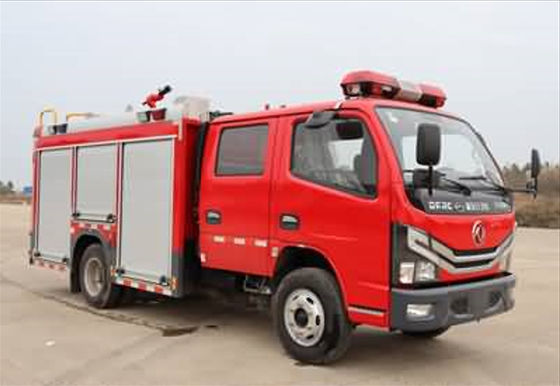 6.2m Πυροσβεστικό και διάσωση φορτηγά 140hp Dongfeng Υδροφόρο φορτηγό πυροσβεστικής