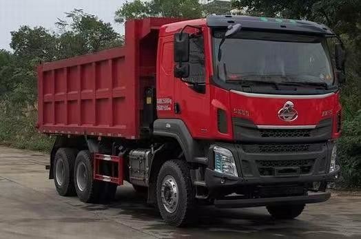 Dongfeng Liuqi 8.5M Τρεις άξονες 3 θέσεις πίσω τροχιά κίνηση Dump Truck χειροκίνητη μετάδοση