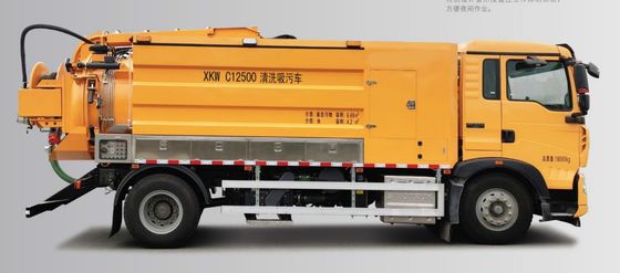 Ευέλικτο Φορτηγό Αναρρόφησης Λυμάτων C12500 για Βιομηχανικό Καθαρισμό