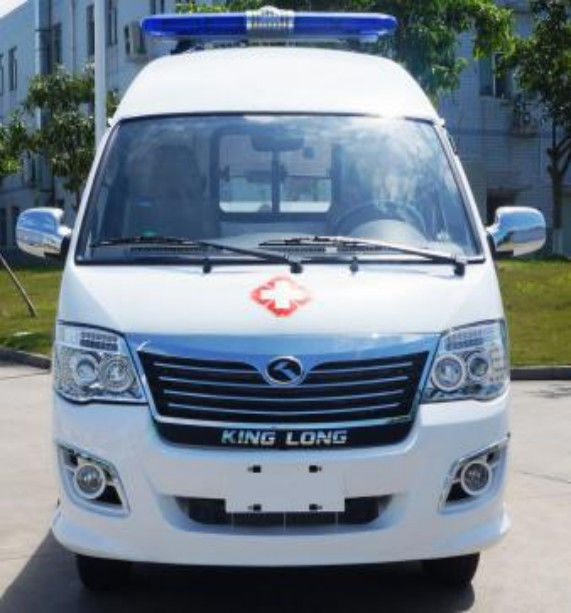 Jinlong ιατρικό ασθενοφόρο επείγουσας ανάγκης βενζίνη 7 θέσεις 4 × 2 3