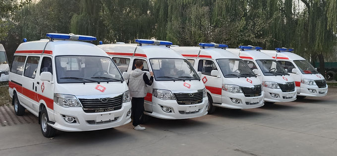 Jinlong ιατρικό ασθενοφόρο επείγουσας ανάγκης βενζίνη 7 θέσεις 4 × 2 0
