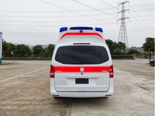 Βενζινοκίνητη Mercedes Benz ασθενοφόρο 7 καθίσματα εμπρόσθια εγκατεστημένη 4×2 αυτόματη μετάδοση 1