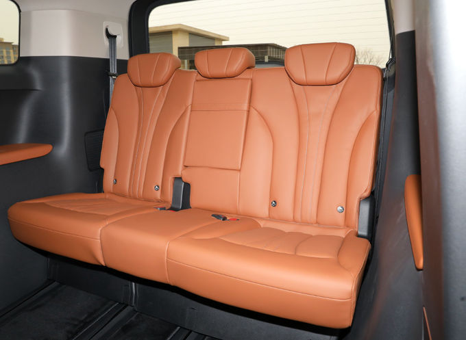 Μαύρο Hongqi 7 θέσεις Minivan MPV High End πολυτελή επιχειρηματικό αυτοκίνητο υποδοχής 11