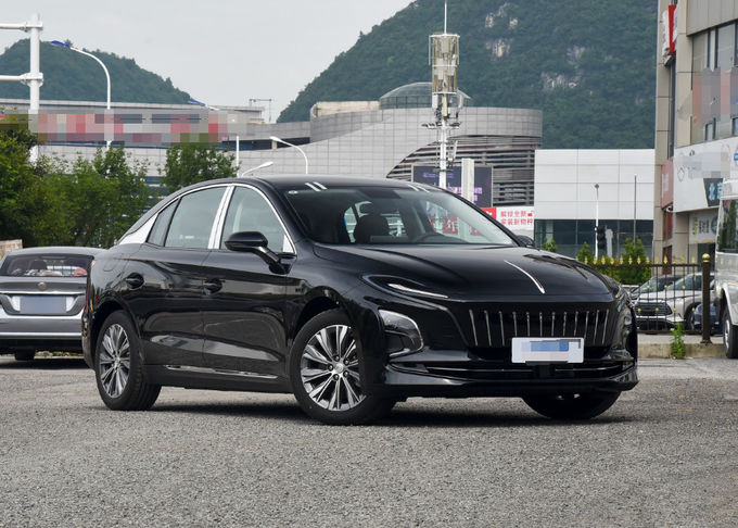 140Kw Hongqi EV Cars 5 καθίσματα Sedan Μικρό μέγεθος SUV Μαύρο 0