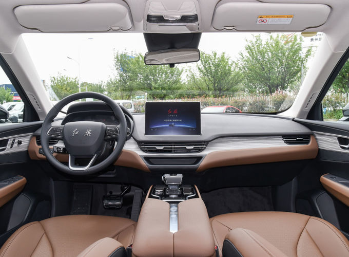 140Kw Hongqi EV Cars 5 καθίσματα Sedan Μικρό μέγεθος SUV Μαύρο 6