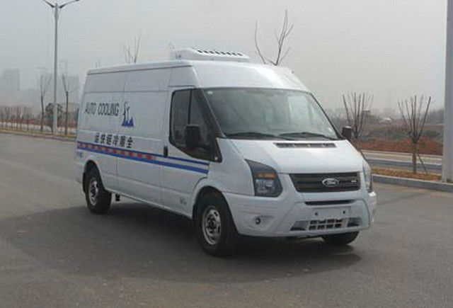 100Kw ψυγείο φορτηγό MT82 Ford Transit Reefer Van White 1