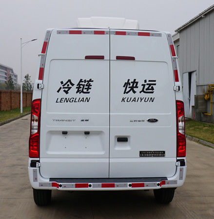100Kw ψυγείο φορτηγό MT82 Ford Transit Reefer Van White 2