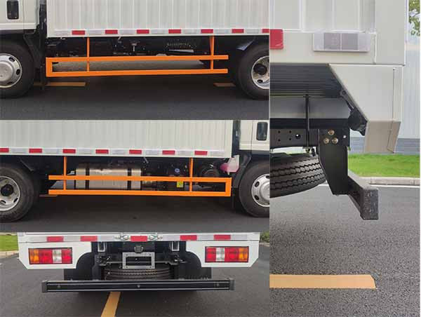 93KW 126HP Απομονωμένο φορτηγό Isuzu Cargo Απομονωμένο Tipper λευκό 3