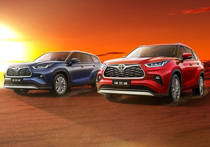 Το Toyota Highlander SUV Βενζινοκίνητα αυτοκίνητα 7 θέσεων Highlander Suv 0