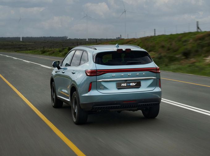Μεγάλο Τείχος Haval H6 Αυτοκίνητα που κινούνται με βενζίνη Μπροστά τροχιά Κινητήρα Ασημένιο 5