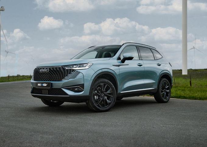 Μεγάλο Τείχος Haval H6 Αυτοκίνητα που κινούνται με βενζίνη Μπροστά τροχιά Κινητήρα Ασημένιο 4